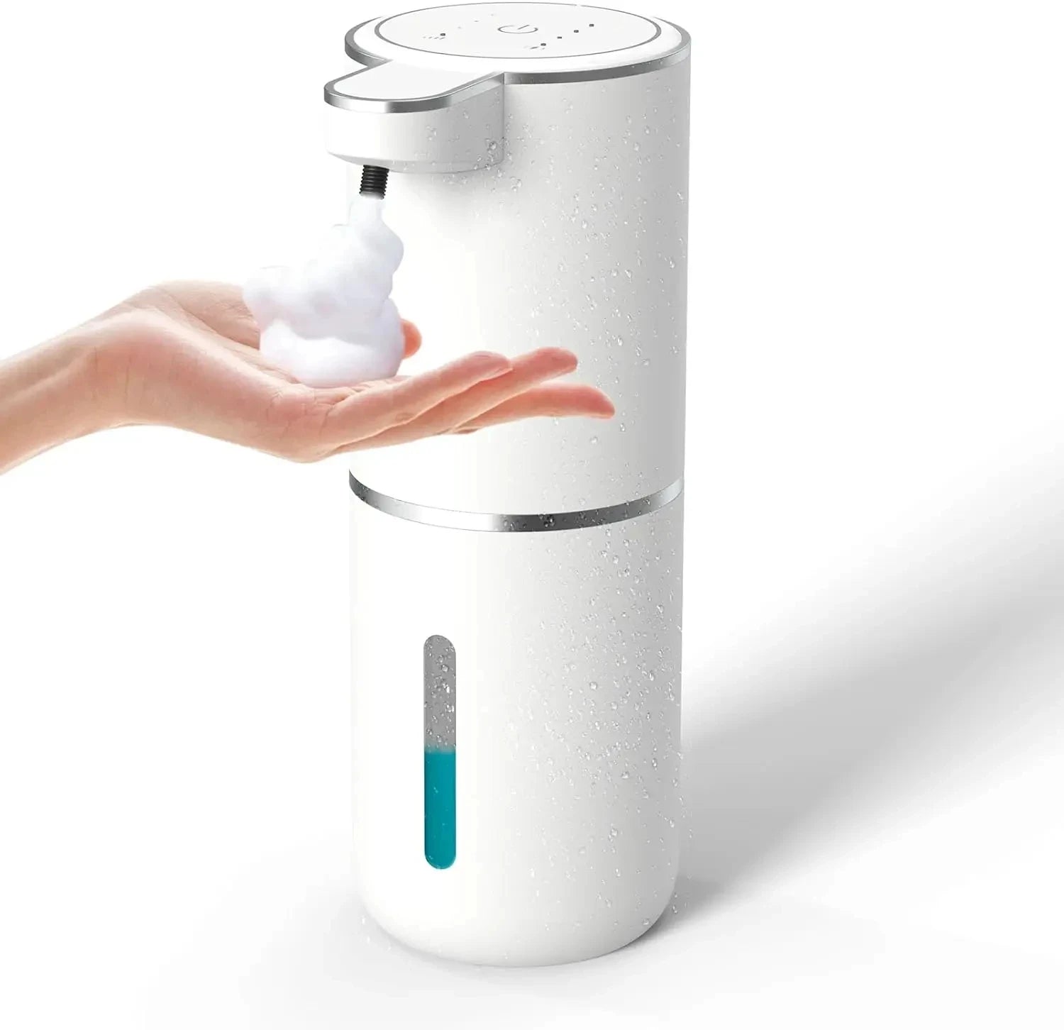 Automatic Soap Dispenser Touchless Foaming Soap Dispenser 380Ml USB Electric 4 Level Adjustable Foam Soap Dispenser